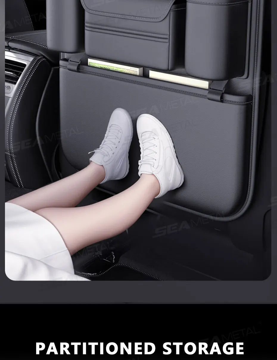 Protection à 6 poches de sièges arrières de voiture