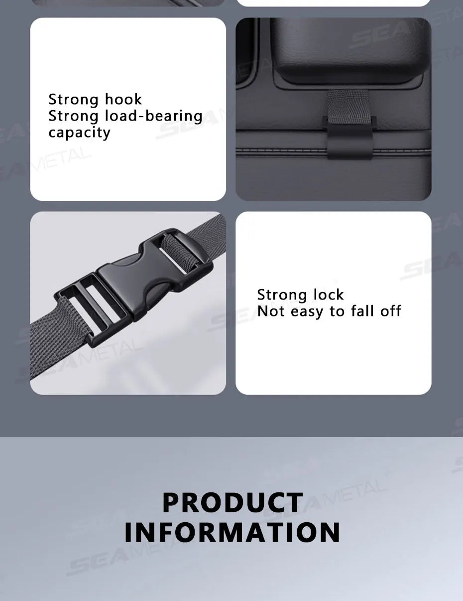 Protection à 6 poches de sièges arrières de voiture