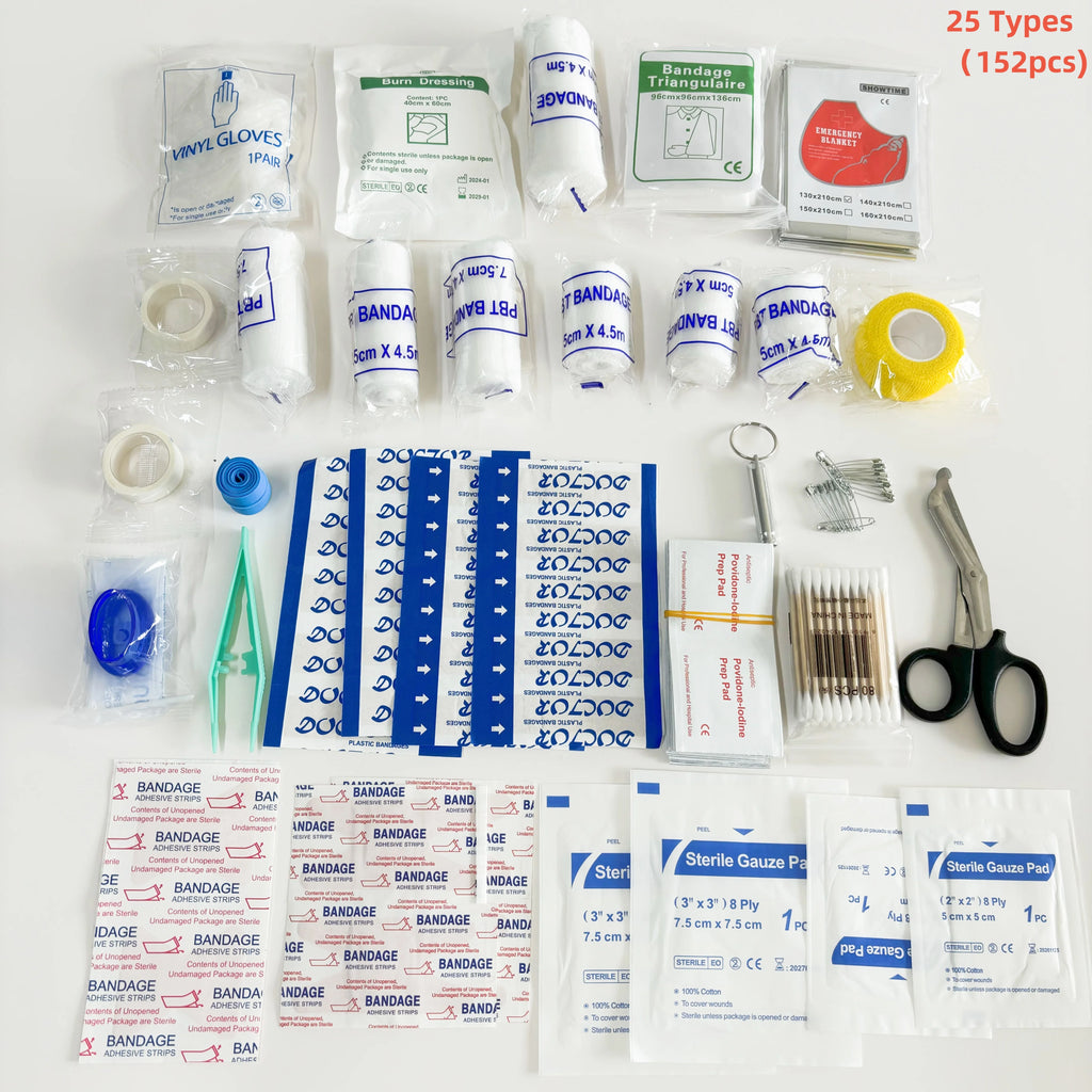 Trousse de premiers secours pour la voiture, le camping, les voyages