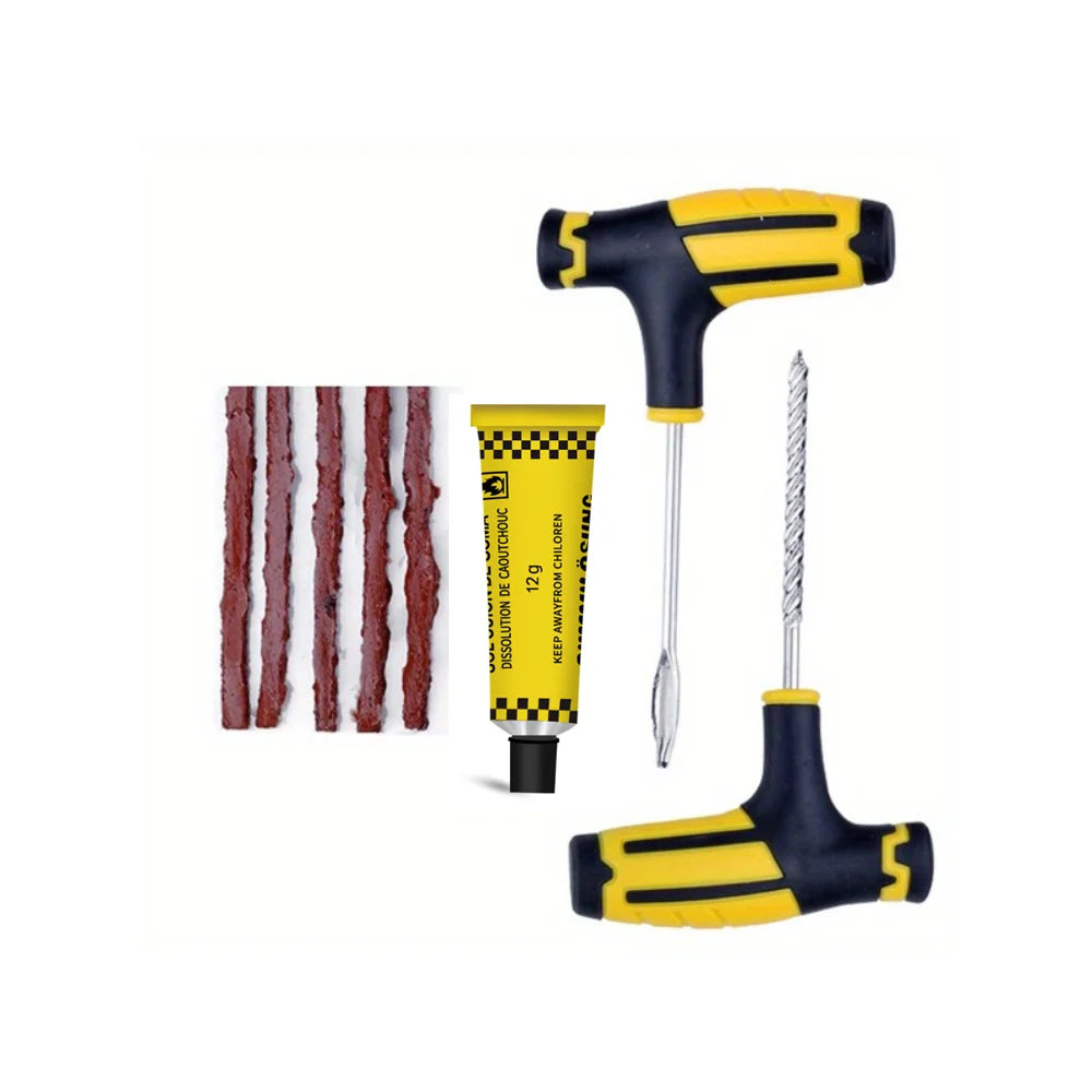 Kit de réparation de pneus de voiture, outils pour crevaison