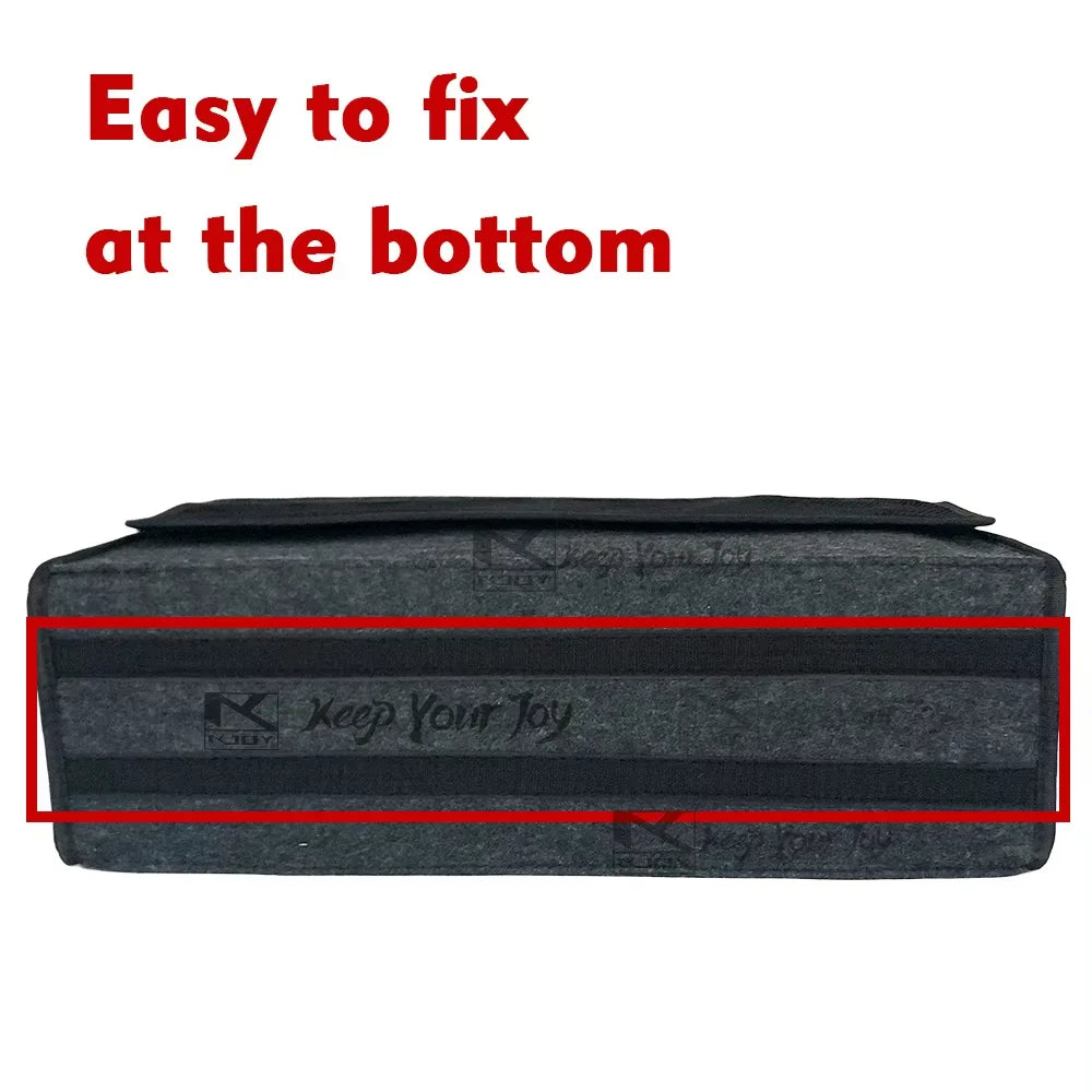 Organisateur de rangement pour coffre de voiture.