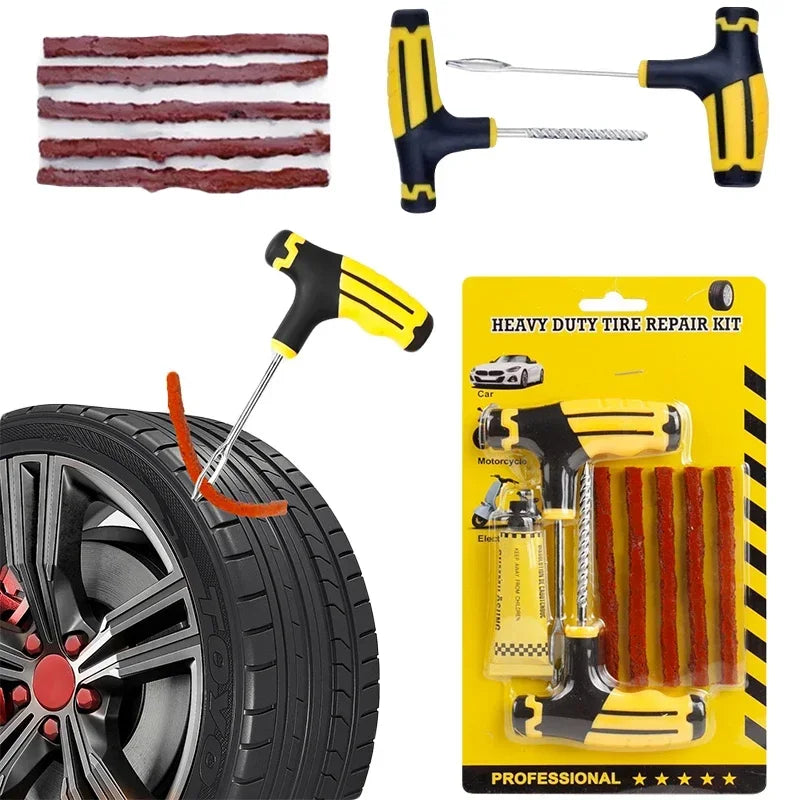 Kit de réparation de pneus de voiture, outils pour crevaison