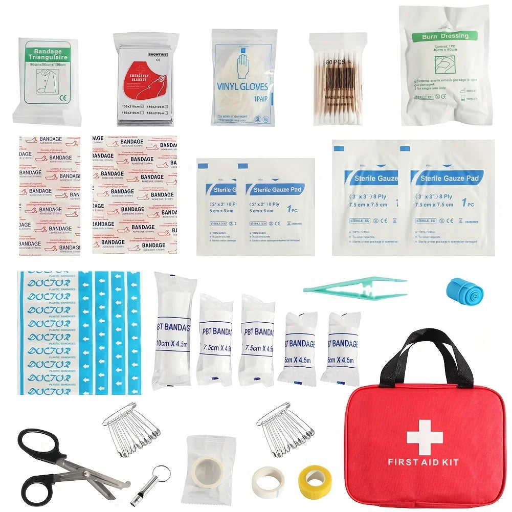 Trousse de premiers secours pour la voiture, le camping, les voyages