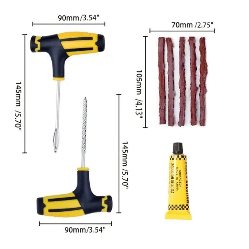 Kit de réparation de pneus de voiture, outils pour crevaison