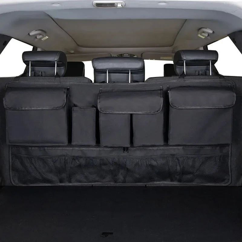Suspension de sacs de rangement pour coffre de voiture