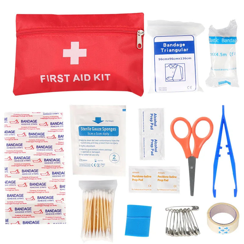Trousse de premiers secours pour la voiture, le camping, les voyages
