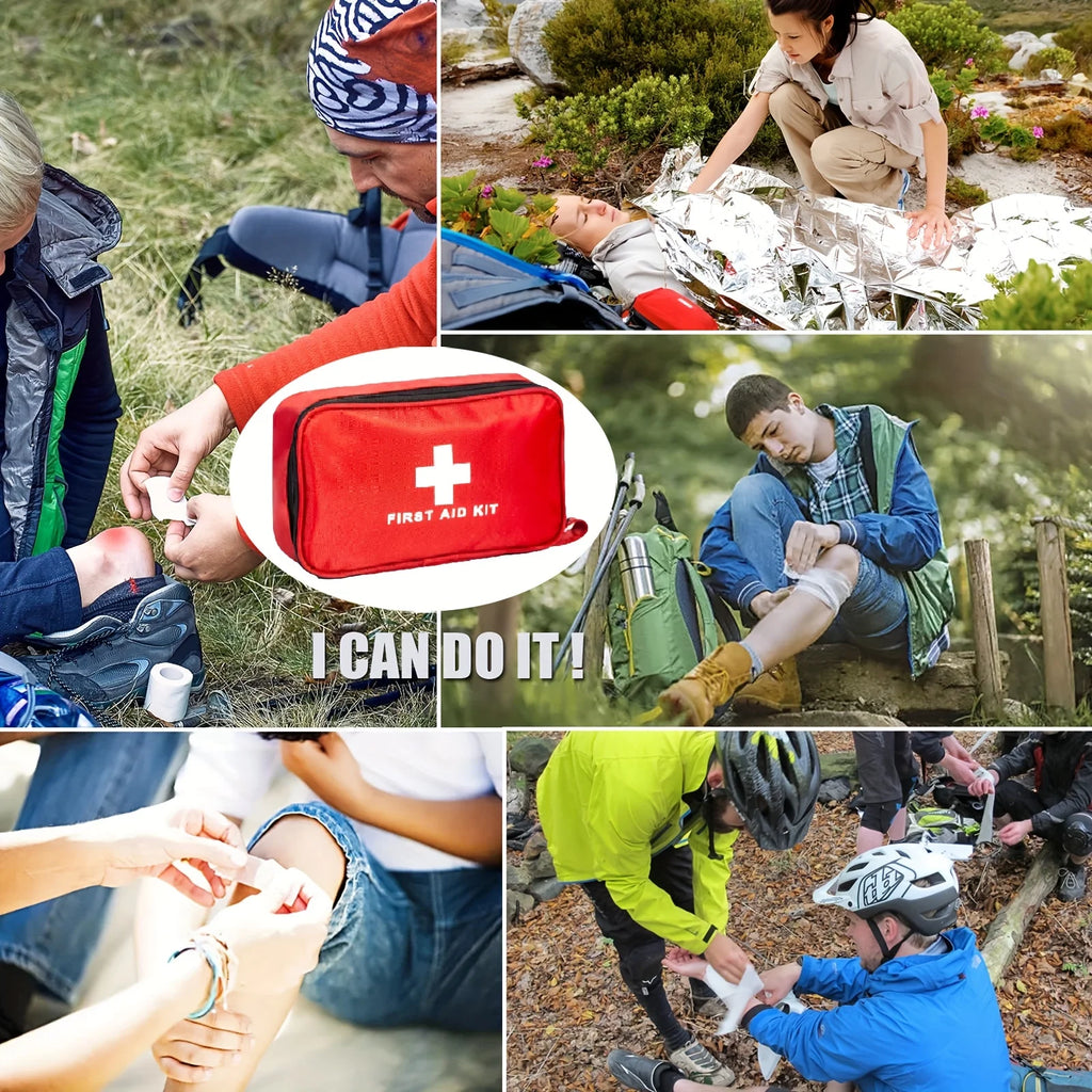 Trousse de premiers secours pour la voiture, le camping, les voyages